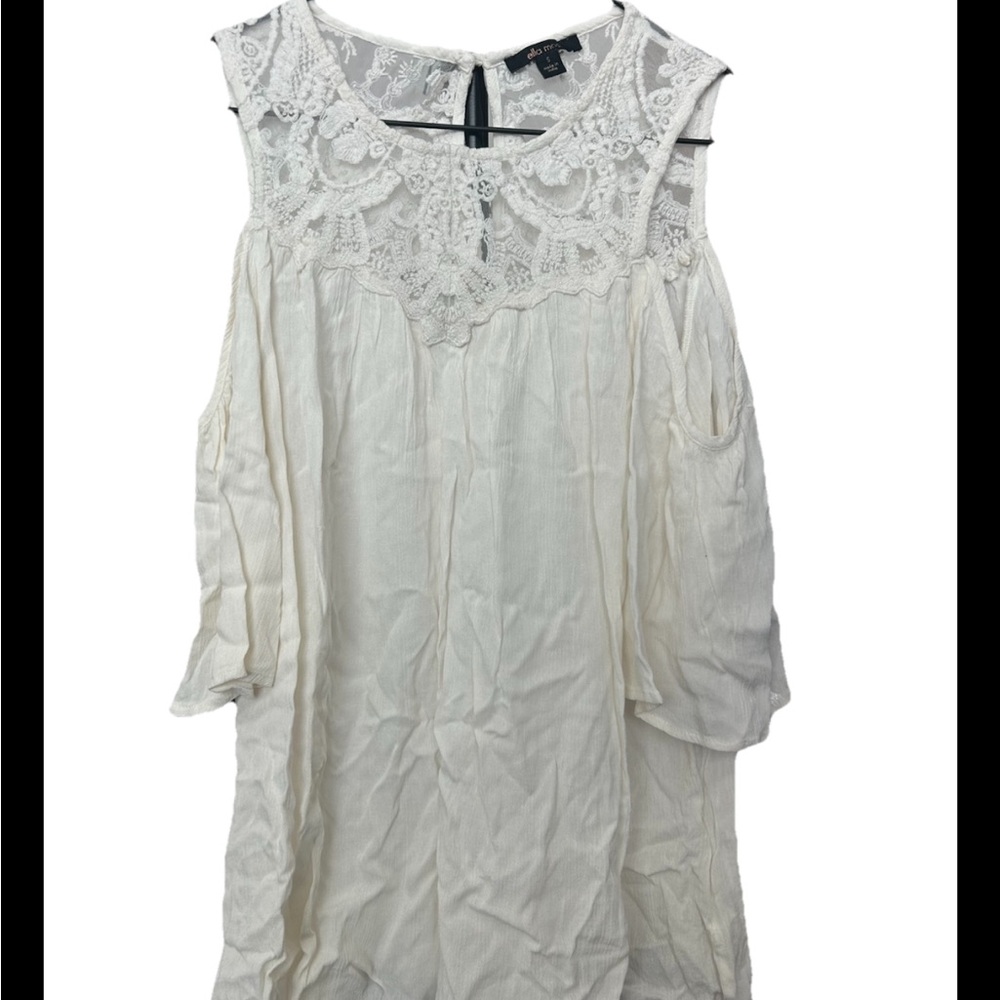 Ella Moss Olivier cold shoulder Lace Women's Top